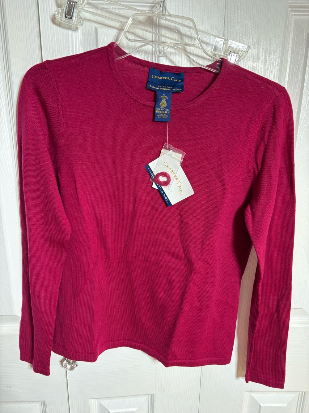 Charter Club Crewneck Sweater in Red